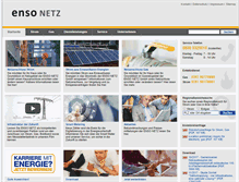 Tablet Screenshot of enso-netz.de